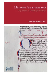 L'historien face au manuscrit_cover