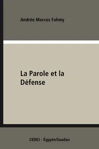 La Parole et la Défense_cover