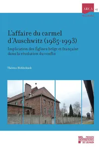 L'affaire du carmel d'Auschwitz_cover