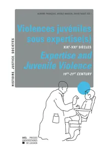 Violences juvéniles sous expertis / Expertise and Juvenile Violence_cover