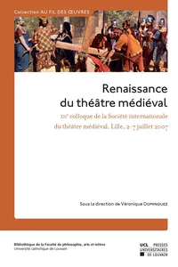 Renaissance du théâtre médiéval_cover