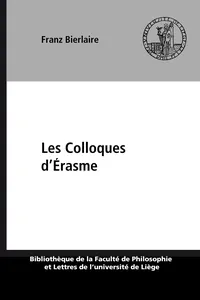 Les Colloques d'Érasme_cover