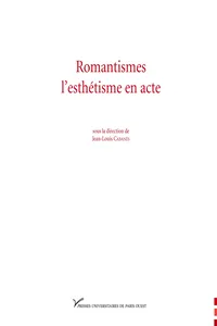 Romantismes, l'esthétique en acte_cover