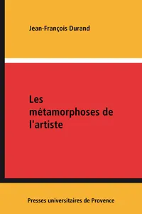 Les métamorphoses de l'artiste_cover