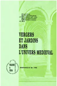 Vergers et jardins dans l'univers médiéval_cover