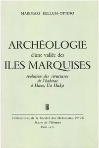 Archéologie d'une vallée des îles Marquises_cover