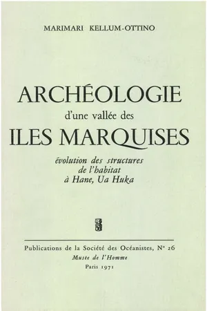 Archéologie d'une vallée des îles Marquises