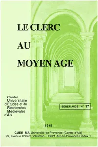 Le clerc au Moyen Âge_cover