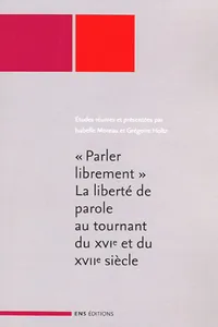 « Parler librement »_cover