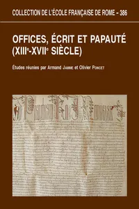 Offices, écrits et papaut_cover