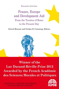 France, Europe and Development Aid. From the Treaties of Rome to the Present Day_cover