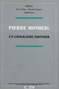 Pierre Monbeig, un géographe pionnier_cover