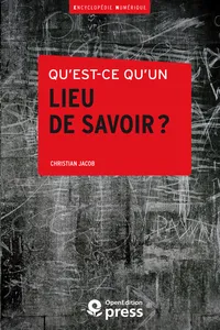 Qu'est-ce qu'un lieu de savoir ?_cover