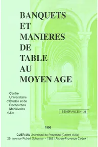 Banquets et manières de table au Moyen Âge_cover