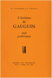 L'écriture de Gauguin_cover