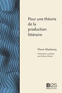 Pour une théorie de la production littéraire_cover