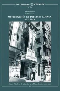 Municipalités et pouvoirs locaux au Liban_cover