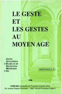 Le geste et les gestes au Moyen Âge_cover