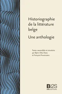 Historiographie de la littérature belge_cover