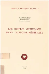 Les peuples musulmans dans l'histoire médiévale_cover