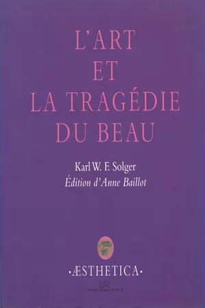 L'Art et la tragédie du Beau