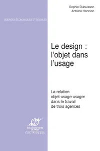 Le Design : l'objet dans l'usage_cover