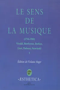 Le Sens de la musique, vol. 1_cover