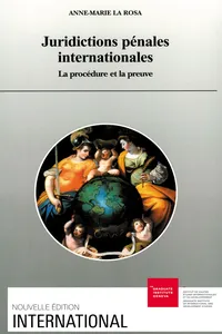 Juridictions pénales internationales_cover