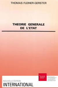 Théorie générale de l'État_cover