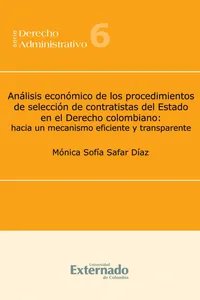 Análisis económico de los procedimientos de selección de contratistas del Estado en el Derecho colombiano_cover