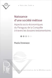 Naissance d'une société métisse_cover