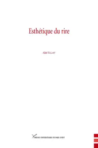 Esthétique du rire_cover