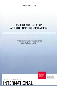 Introduction au droit des traités_cover