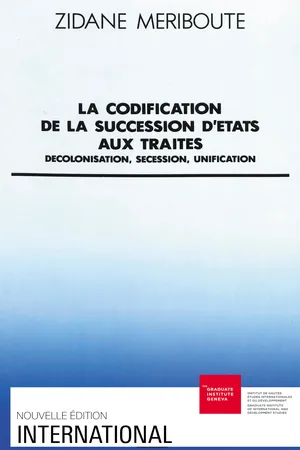 La codification de la succession d'États aux traités