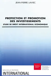 Protection et promotion des investissements_cover