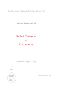 Saint Thomas et l'histoire_cover