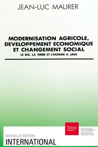 Modernisation agricole, développement économique et changement social_cover