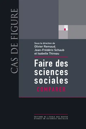 Faire des sciences sociales. Comparer