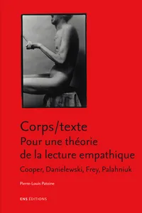 Corps/texte. Pour une théorie de la lecture empathique_cover