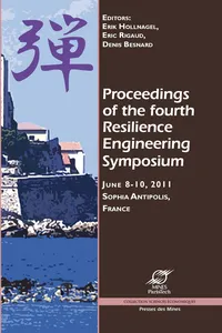 Proceedings of the fourth Resilience Engineering Symposium_cover