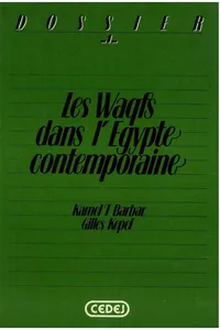 Les Waqfs dans l'Égypte contemporaine_cover