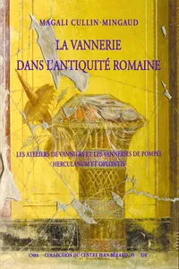 La vannerie dans l'Antiquité romaine_cover