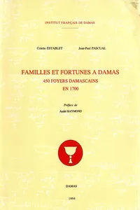 Familles et fortunes à Damas_cover