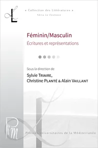 Féminin/Masculin : écritures et représentations. Corpus collectifs_cover