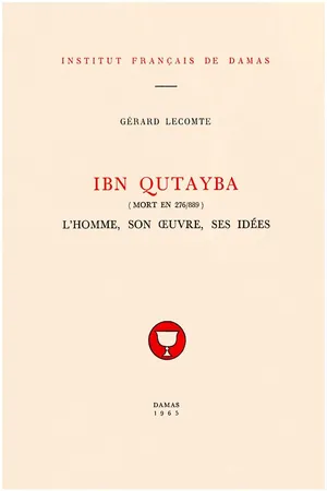 Ibn Qutayba (m. 276/889)