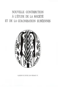 Nouvelle contribution à l'étude de la société et de la colonisation eubéennes_cover