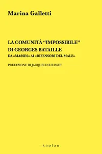 La comunità "impossibile" di Georges Bataille_cover