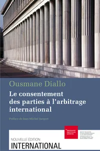 Le consentement des parties à l’arbitrage international_cover