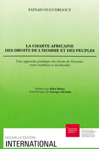 La Charte africaine des droits de l'homme et des peuples_cover