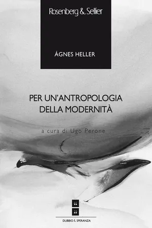 Per un'antropologia della modernità